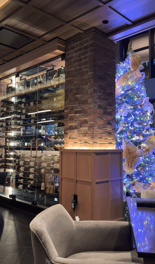 Interior of Baton Rouge Moncton showcasing warm lighting, modern décor, and a cozy dining atmosphere. Best steak in town